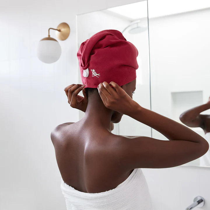 Halong Burgundy - Avg Length/Fullness Hair Wrap