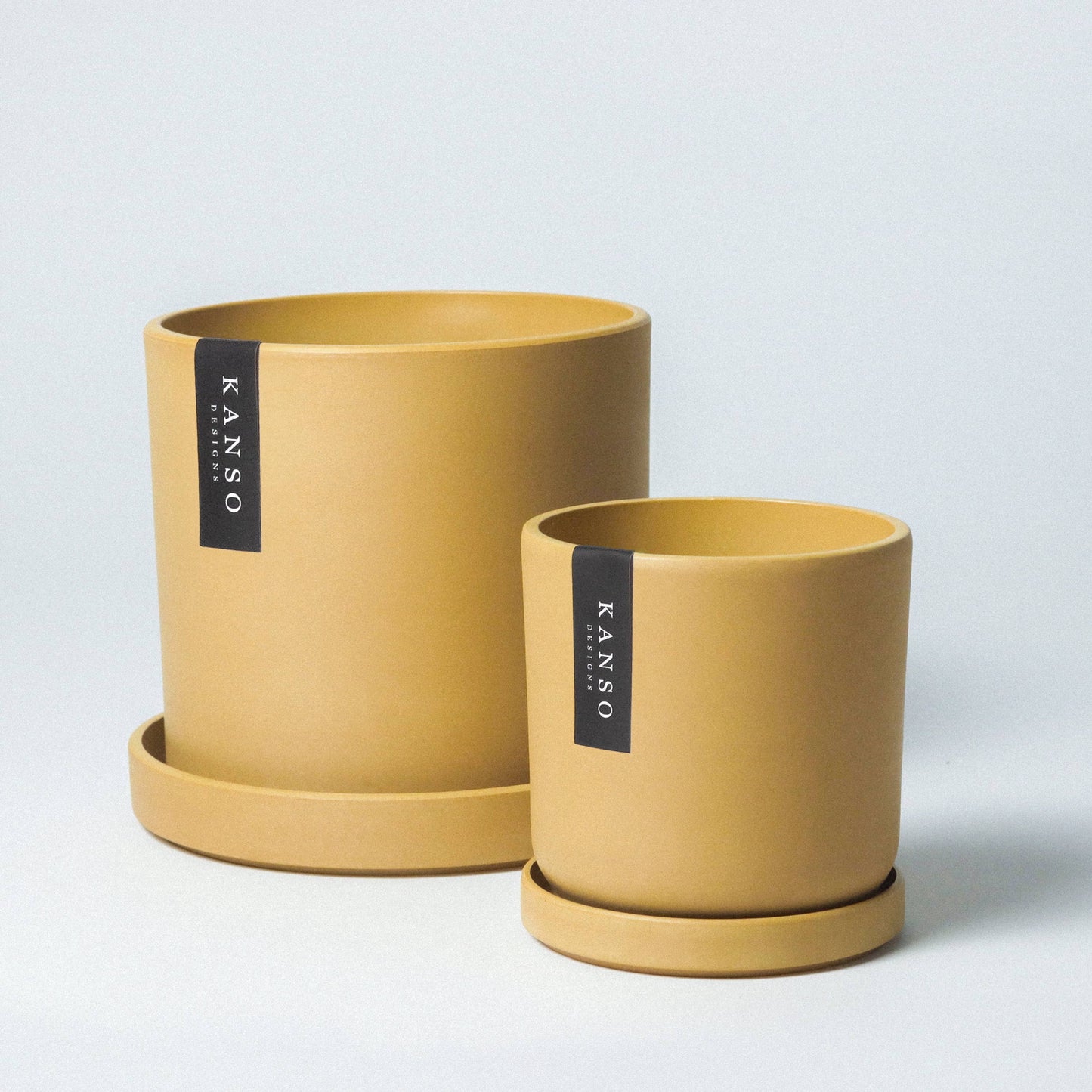 7" Planter & Saucer : Mustard Seed