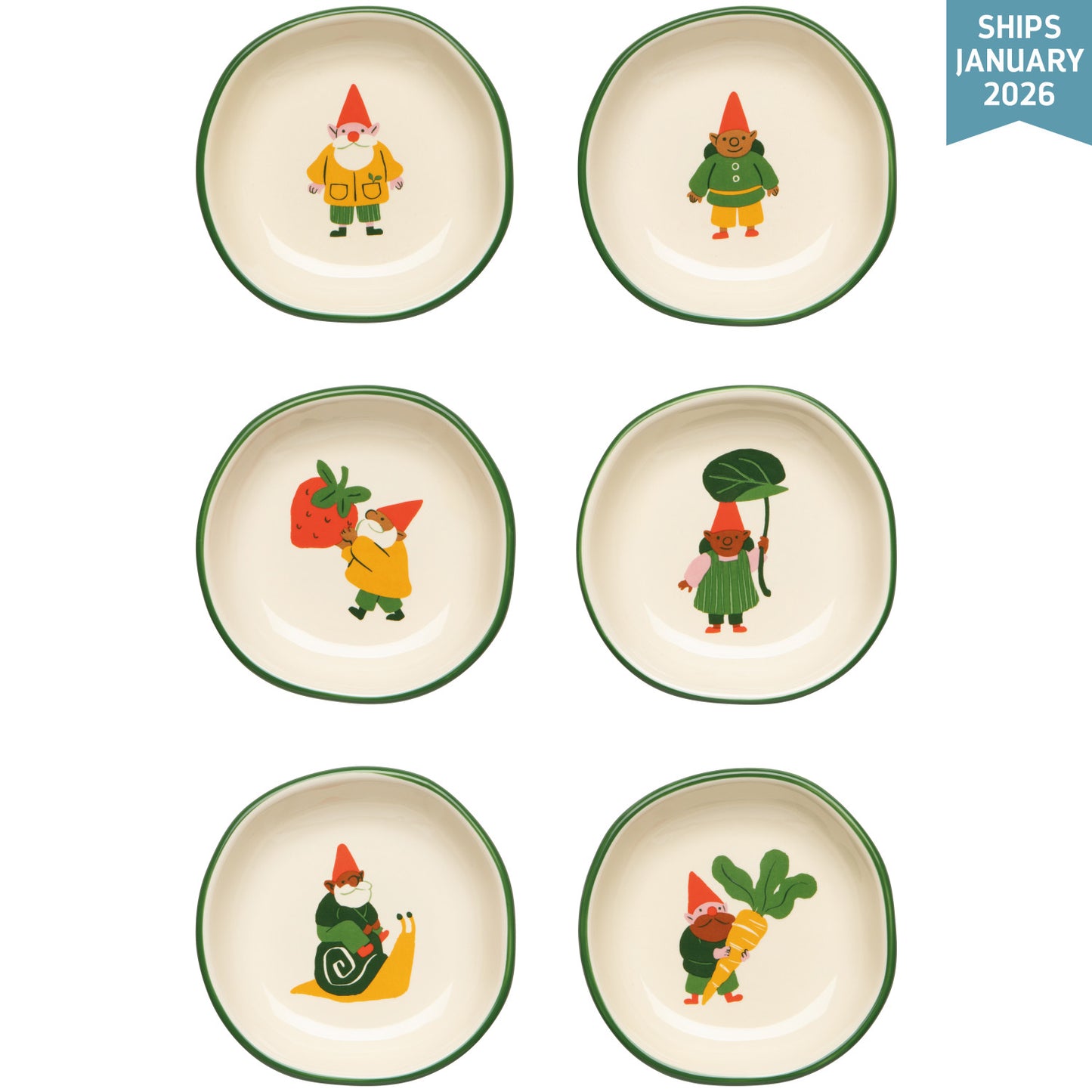 Pinch Bowls (Set/6) - Gnome Grown