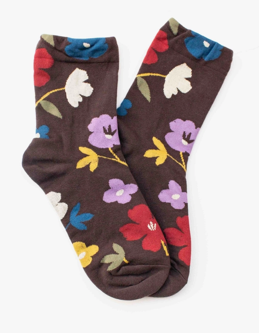 Ella Floral Casual Socks