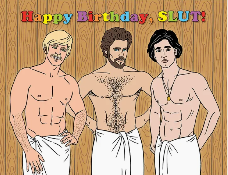 Slut Birthday Card