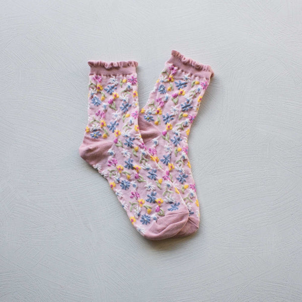Floral Casual Socks