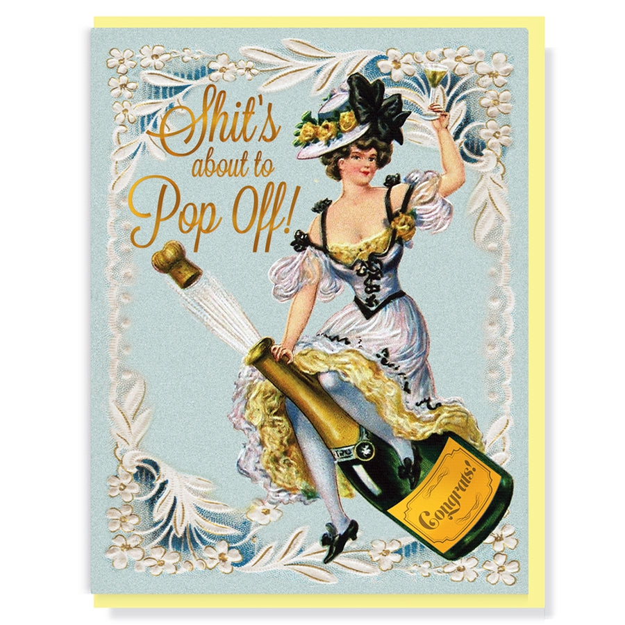 Pop Off Congrats Card