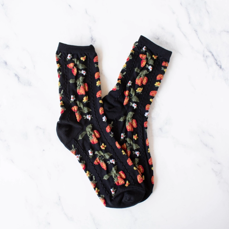 Strawberry Farm Socks