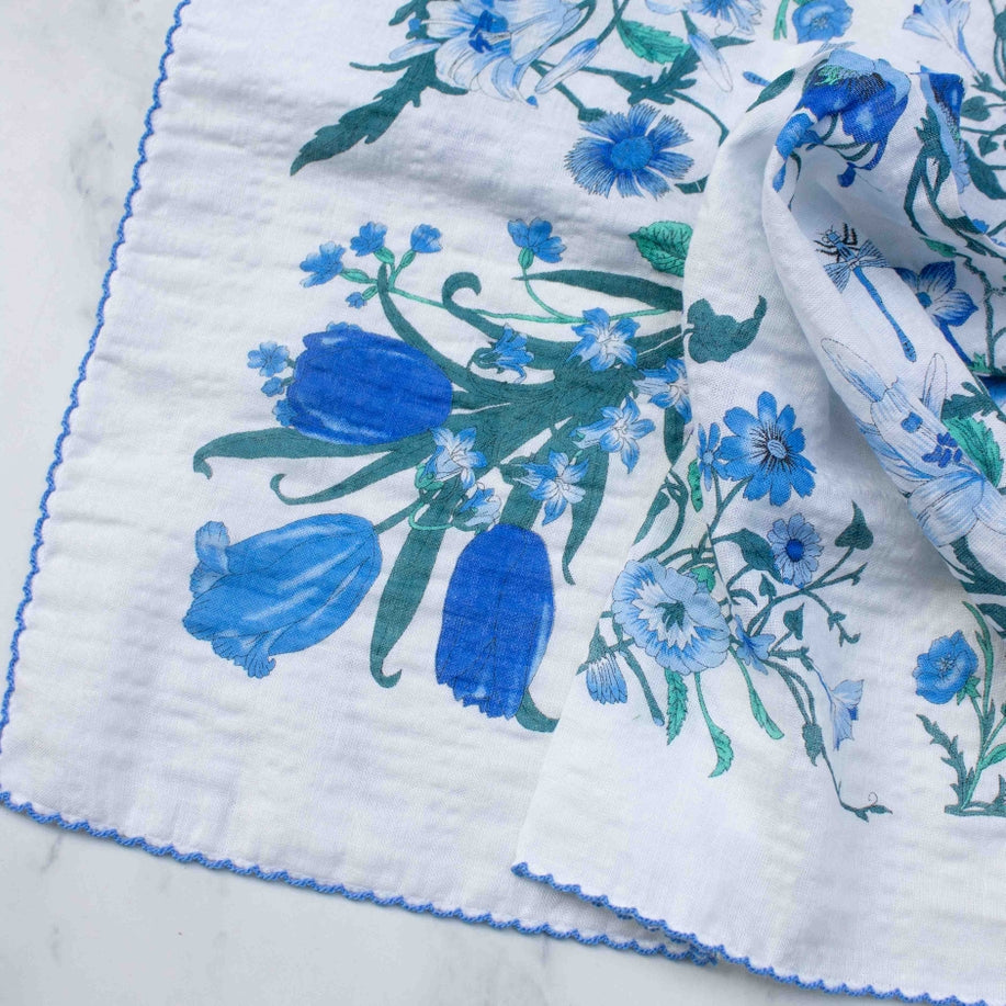 Cecilia Floral Cotton Scarf