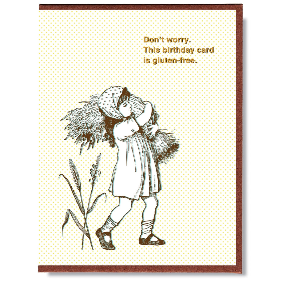 Gluten-Free Birthday Card