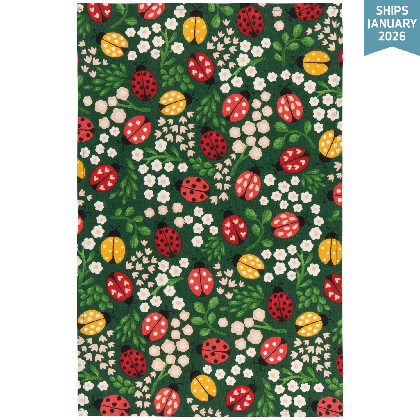 Ladybugs Dish Towel