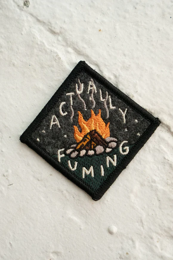 Actually Fuming Sticker Patch