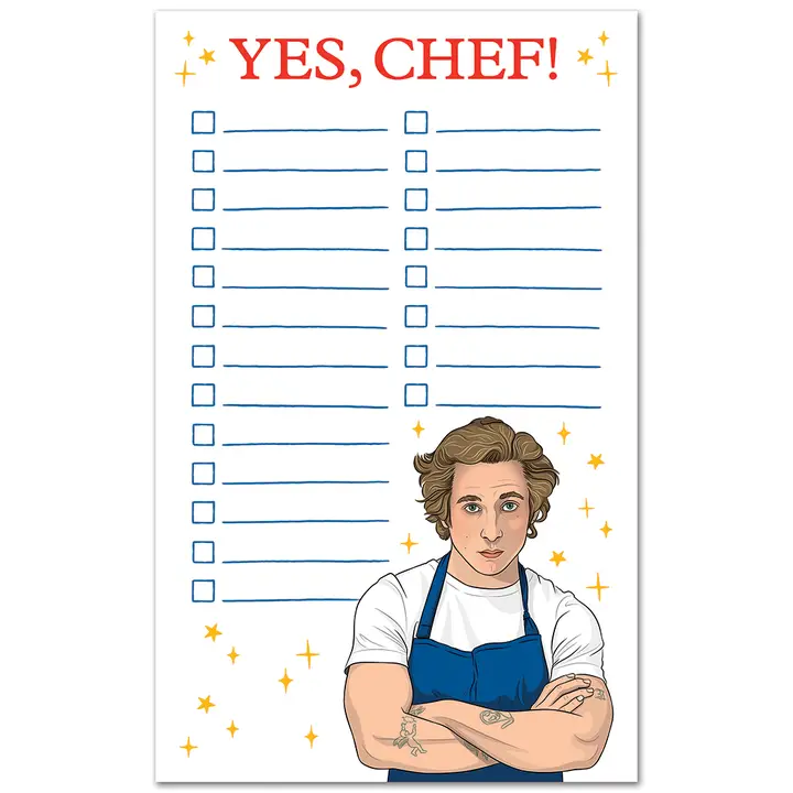 Yes Chef! - Notepad