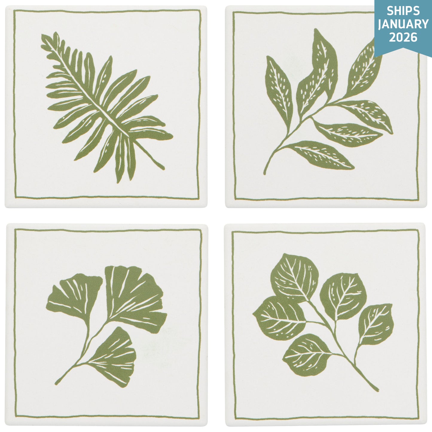 Fern & Frond - Soak Up Coaster