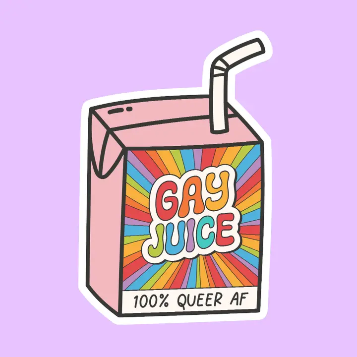 Gay Juice Sticker
