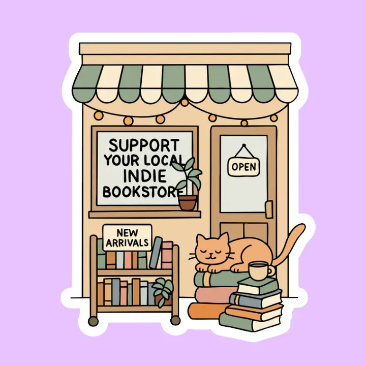 Indie Bookstore Sticker