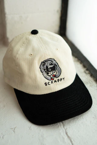Scrappy Two Tone Corduroy Hat