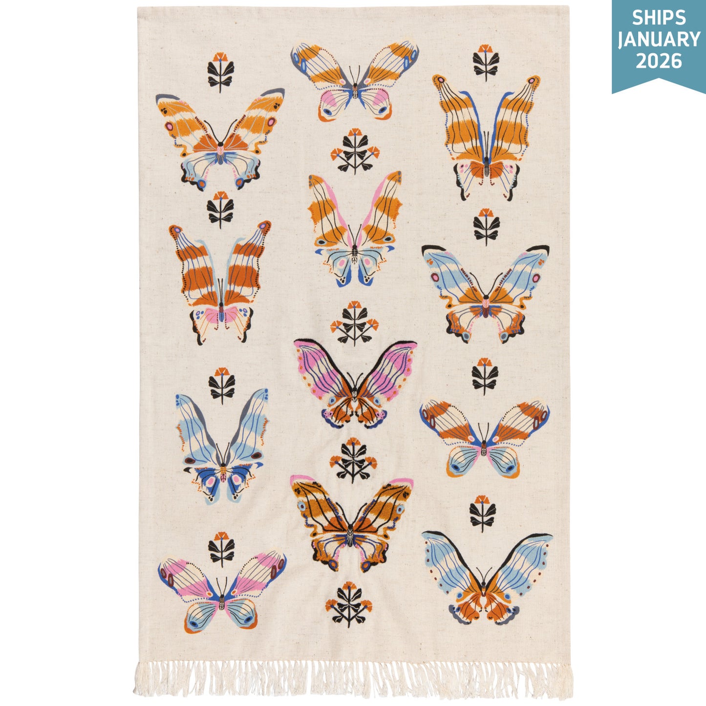 Aurora Embroidered Dish Towel