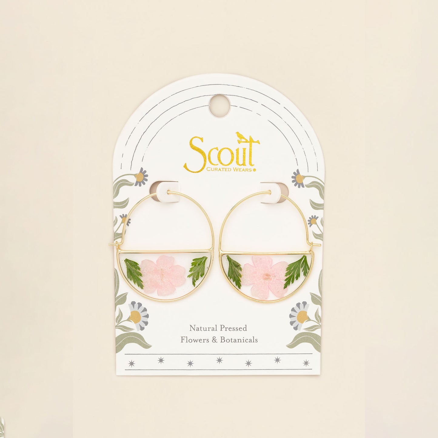 Cherry Blossom Pressed Flower Hoop