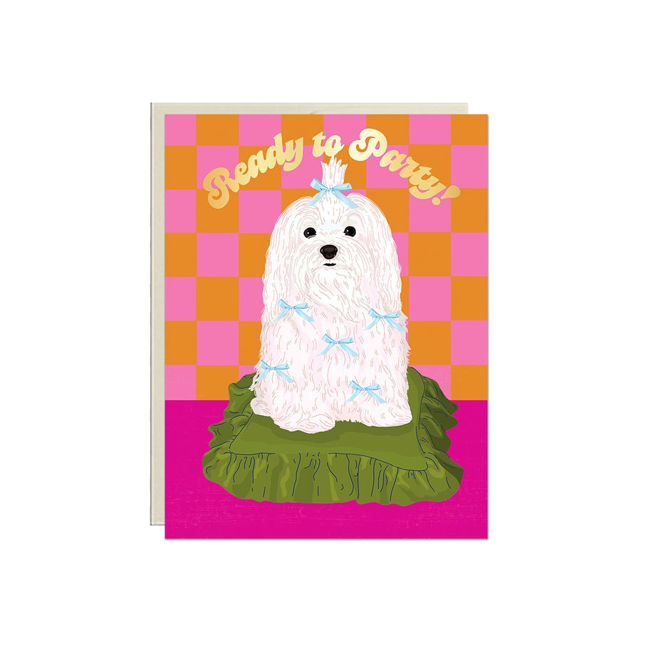 Ready To Party (Puppy) Birthday Card