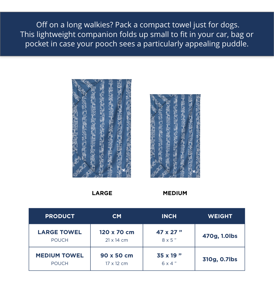 Sunset Splash - Large Dog Towel