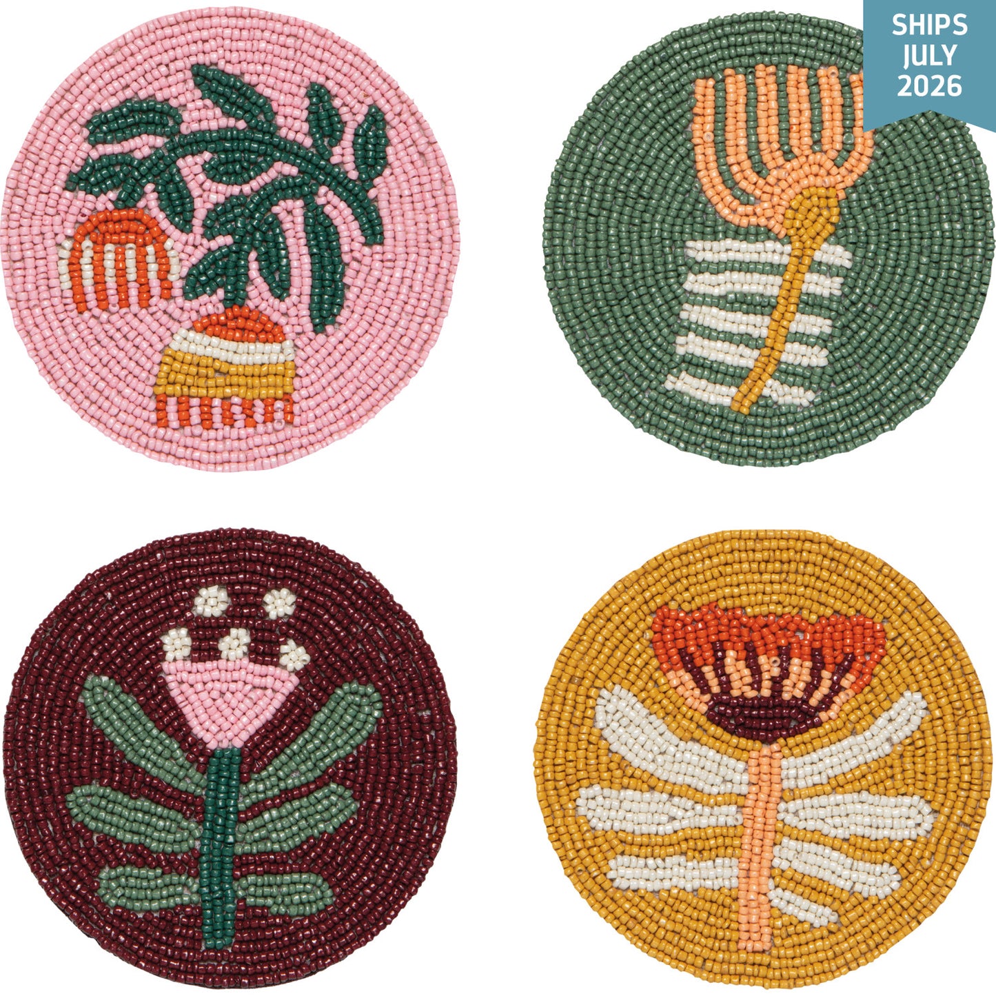 Venus - Beaded Coasters