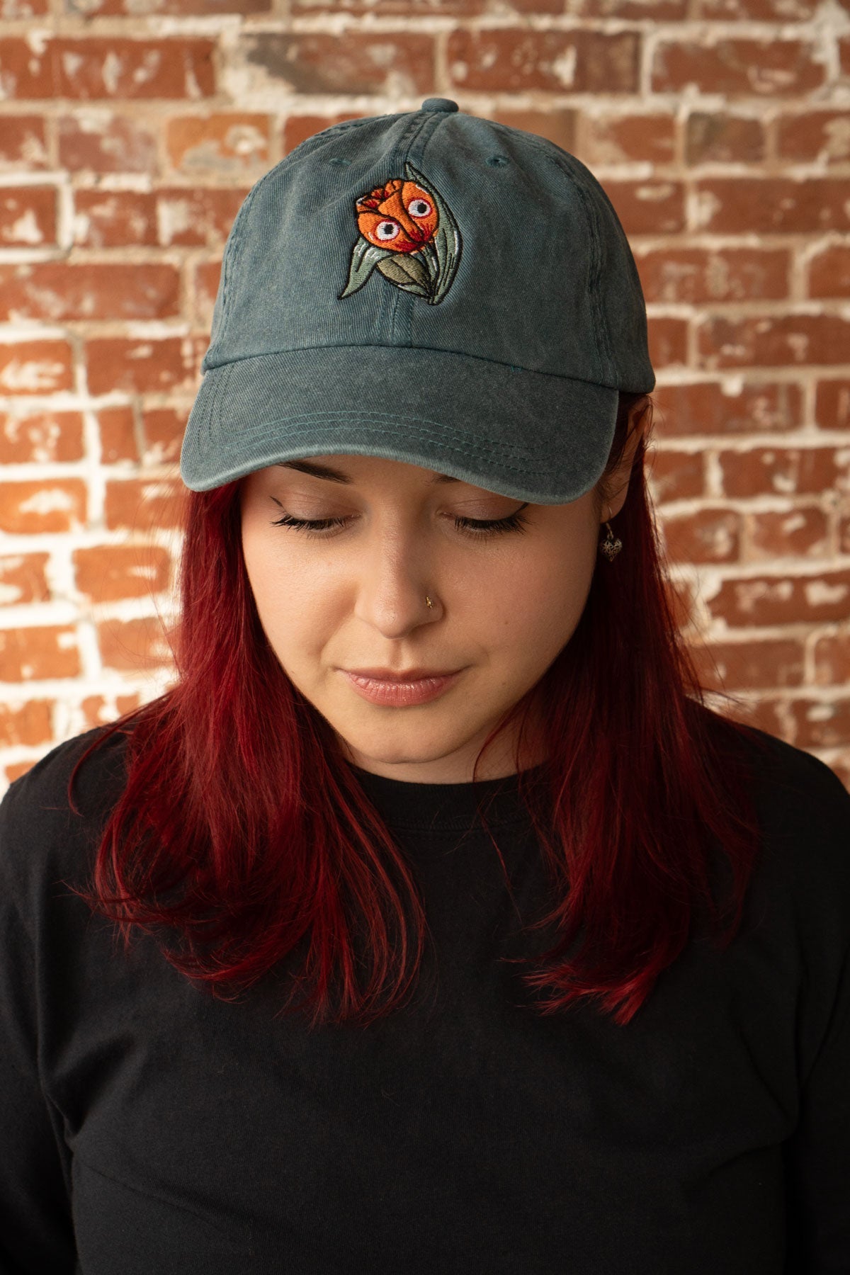 Googly Tulips Dad Hat