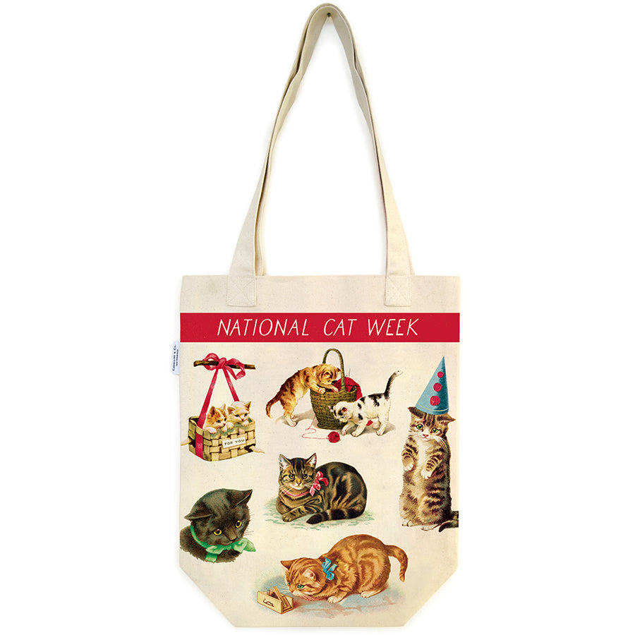 Cavallini Tote Bag - Cats