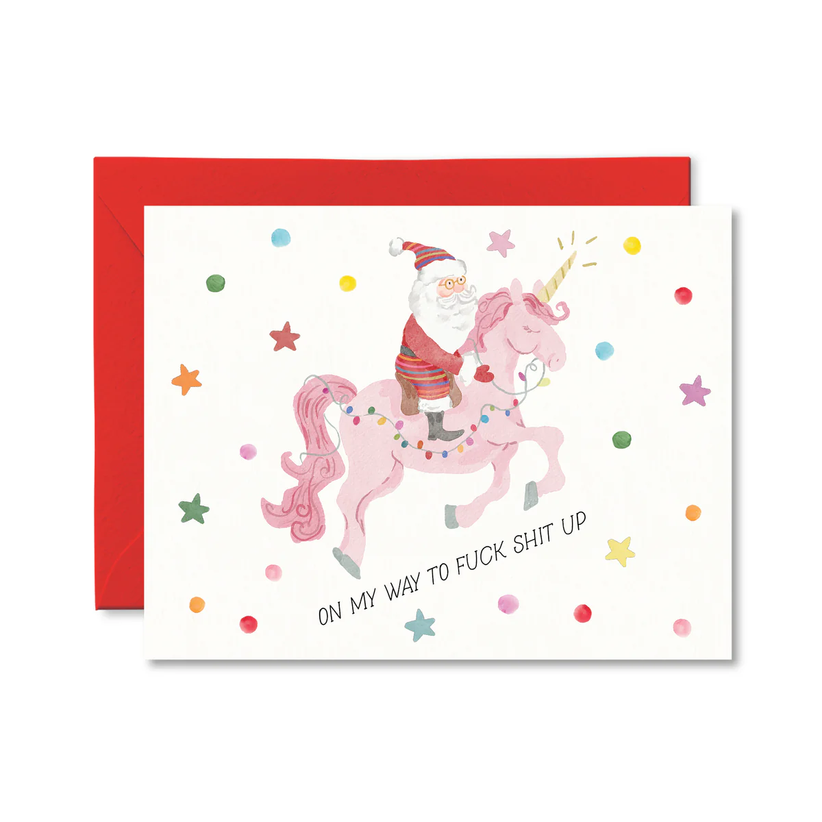 Fuck Shit Up Christmas Card