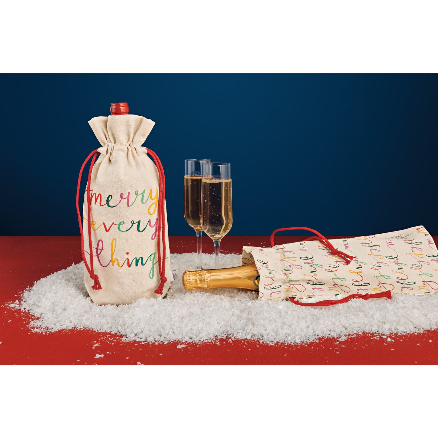 Merry Everything - Wine Bags Set