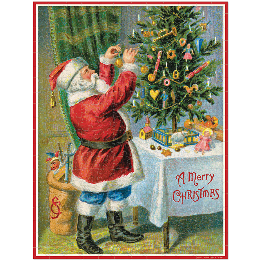 Vintage Santa Mini Puzzle - 240pc