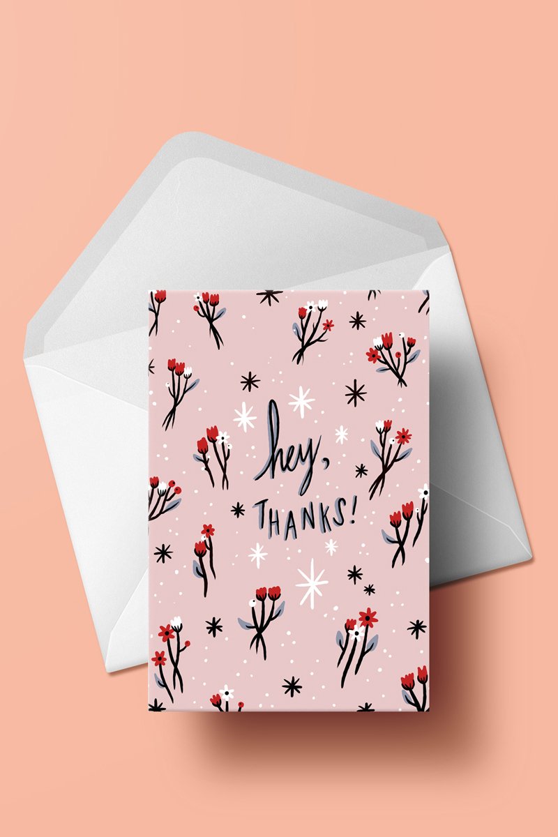 Hey Thanks Card