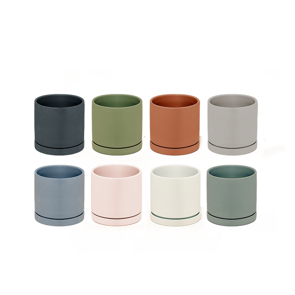 Dojo Pot + Saucer Black - Multiple Sizes