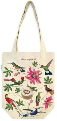 Cavallini Tote Bag - Hummingbirds