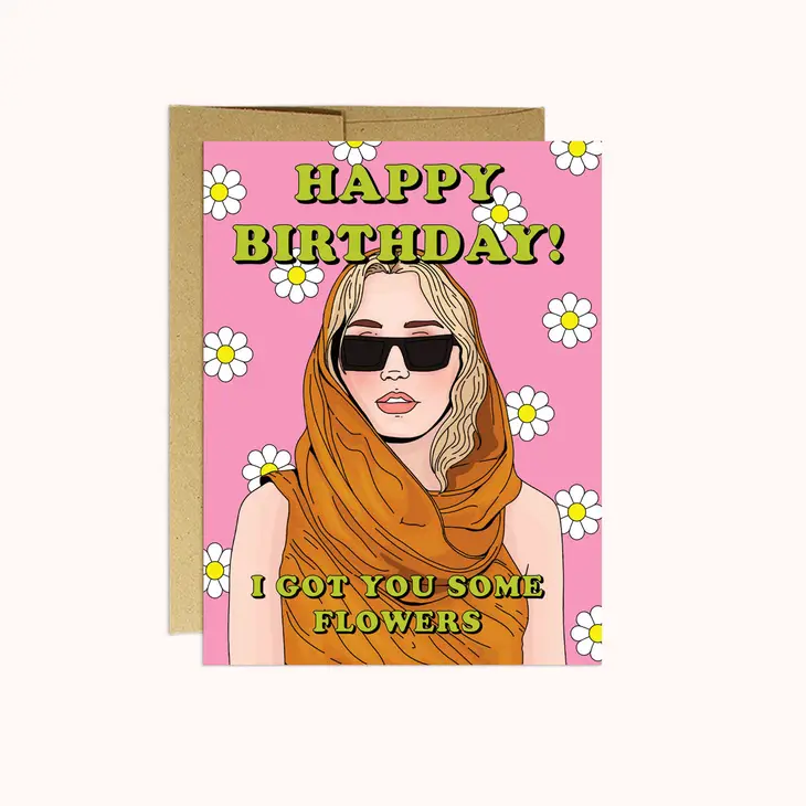 Flowers Birthday Card