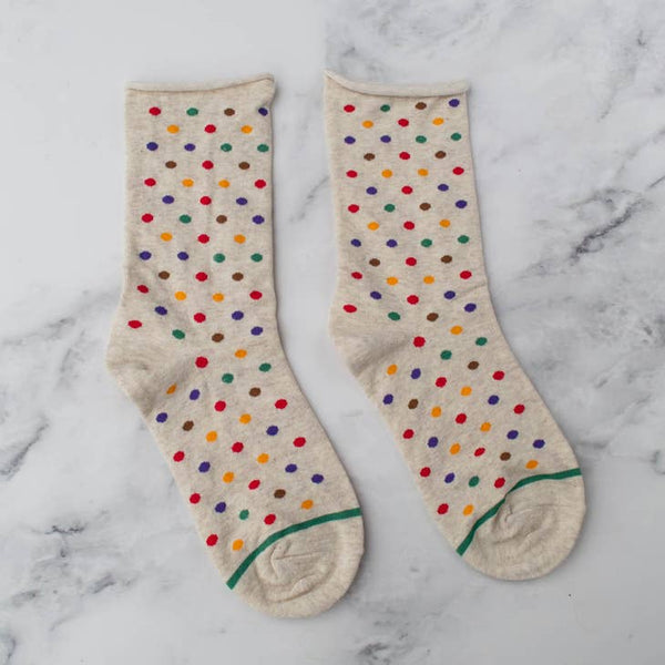 Mini Dots Casual Socks