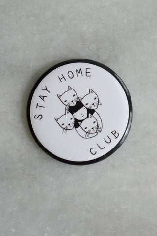 Stay Home Club Logo Magnet