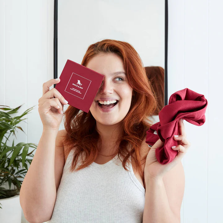 Halong Burgundy - Avg Length/Fullness Hair Wrap