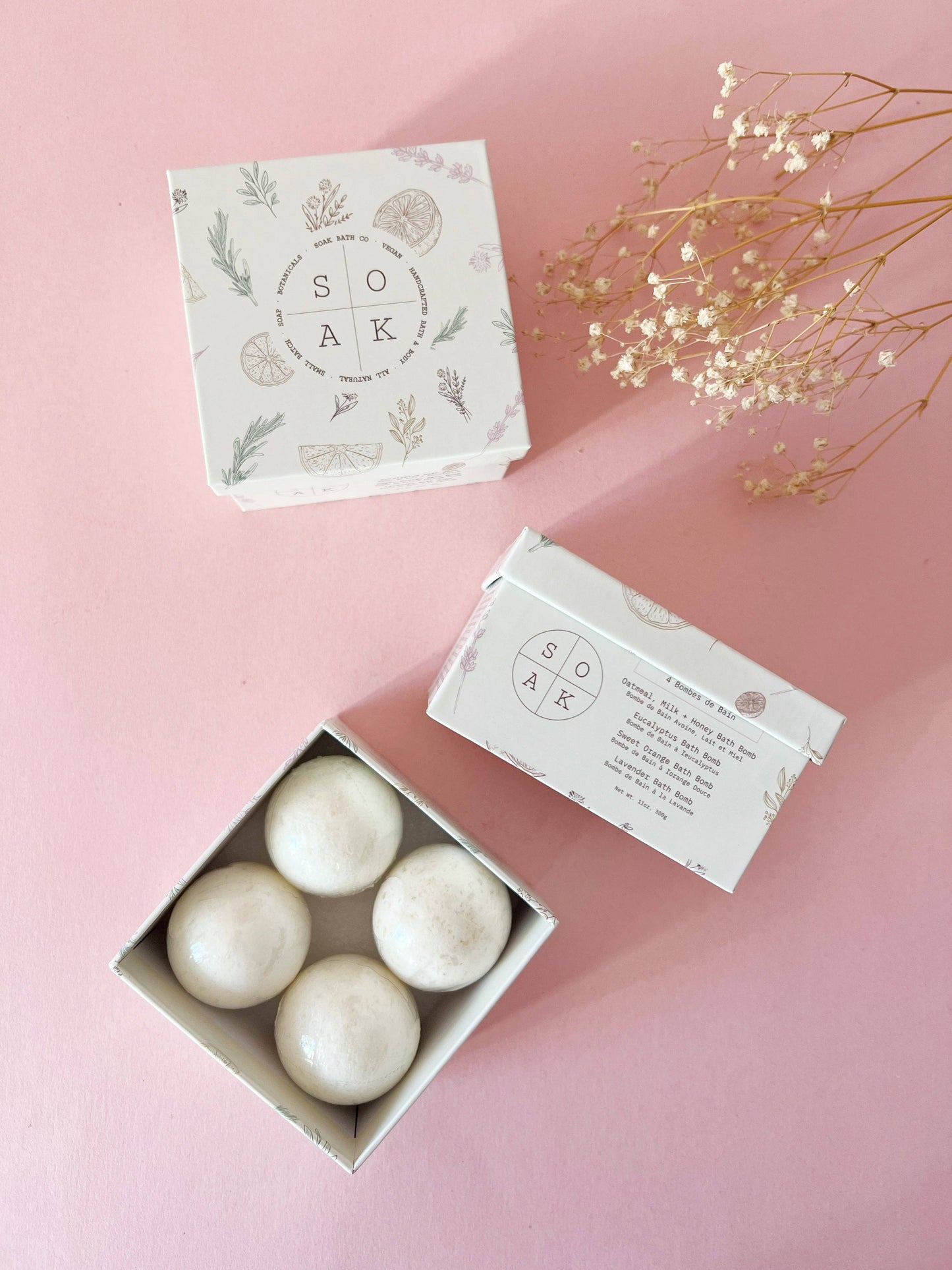 Mini Bath Bomb Gift Box - Canadian Handmade