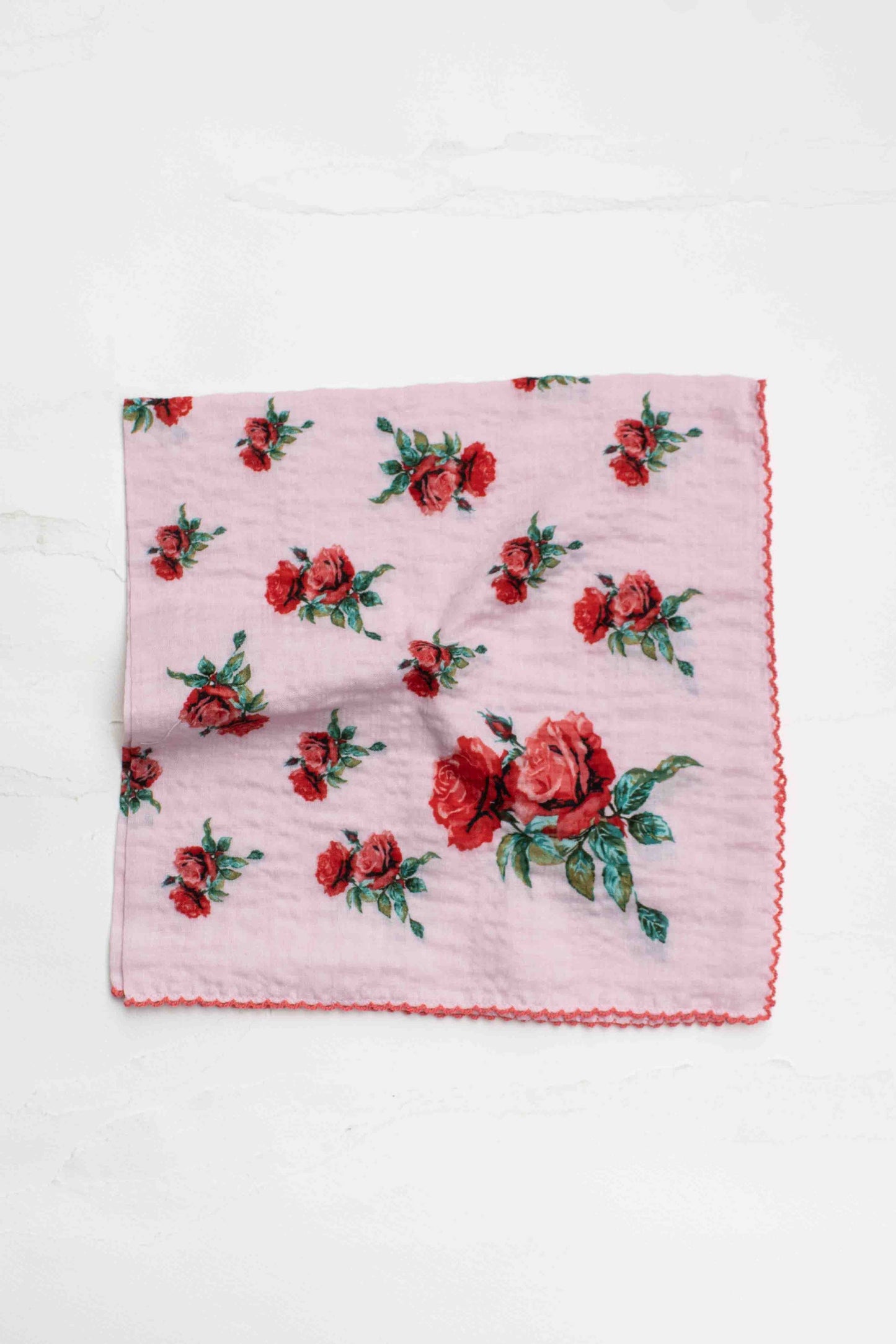 Vintage Rose Print Scarf