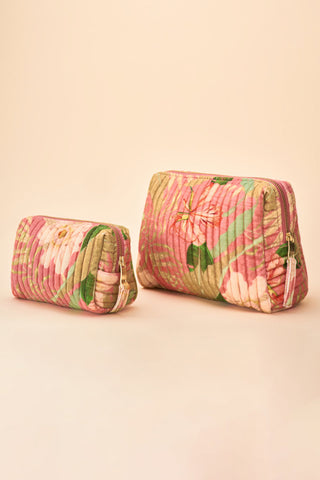 Quilted Vanity Bags - Tropical