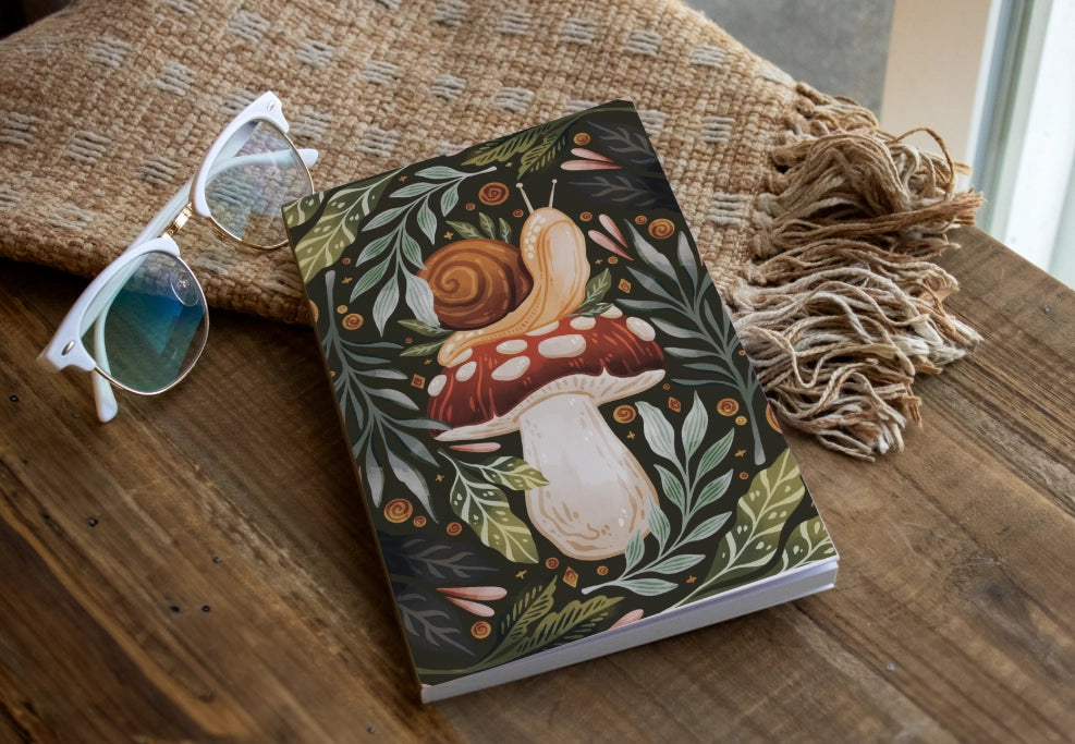 Mushroom + Snail Notebook - Small