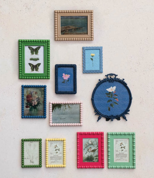 Mint Hobnail Photo Frame - 6.25x8.5"