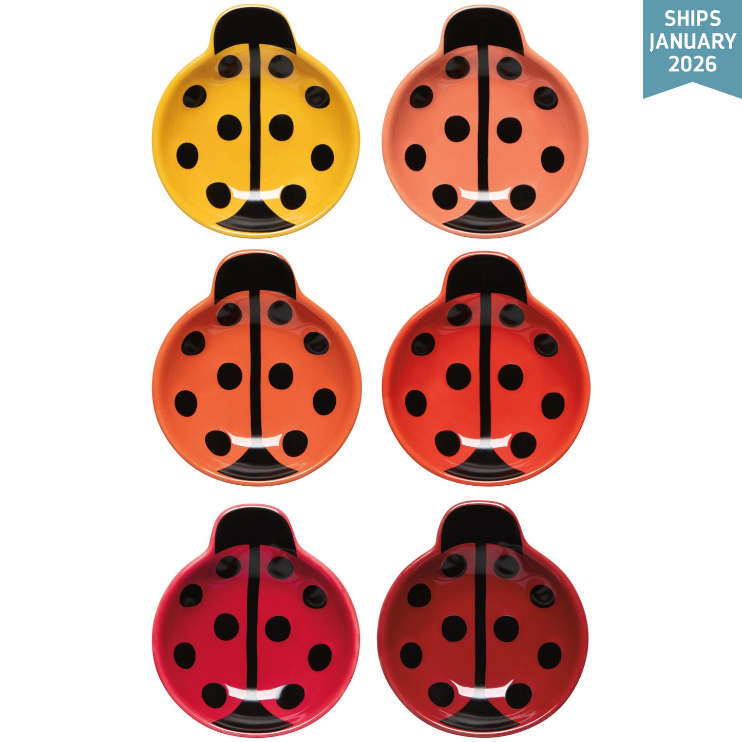 Pinch Bowls (Set/6) - Ladybugs