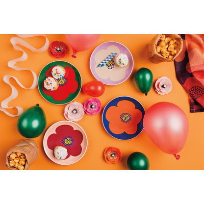 Poppy Appetizer Plate - Set/4