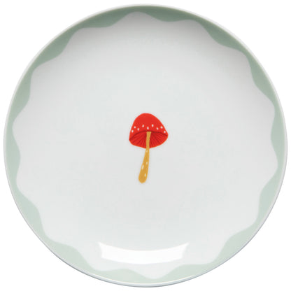 Mushroom Gems Appetizer Plate - Set/4