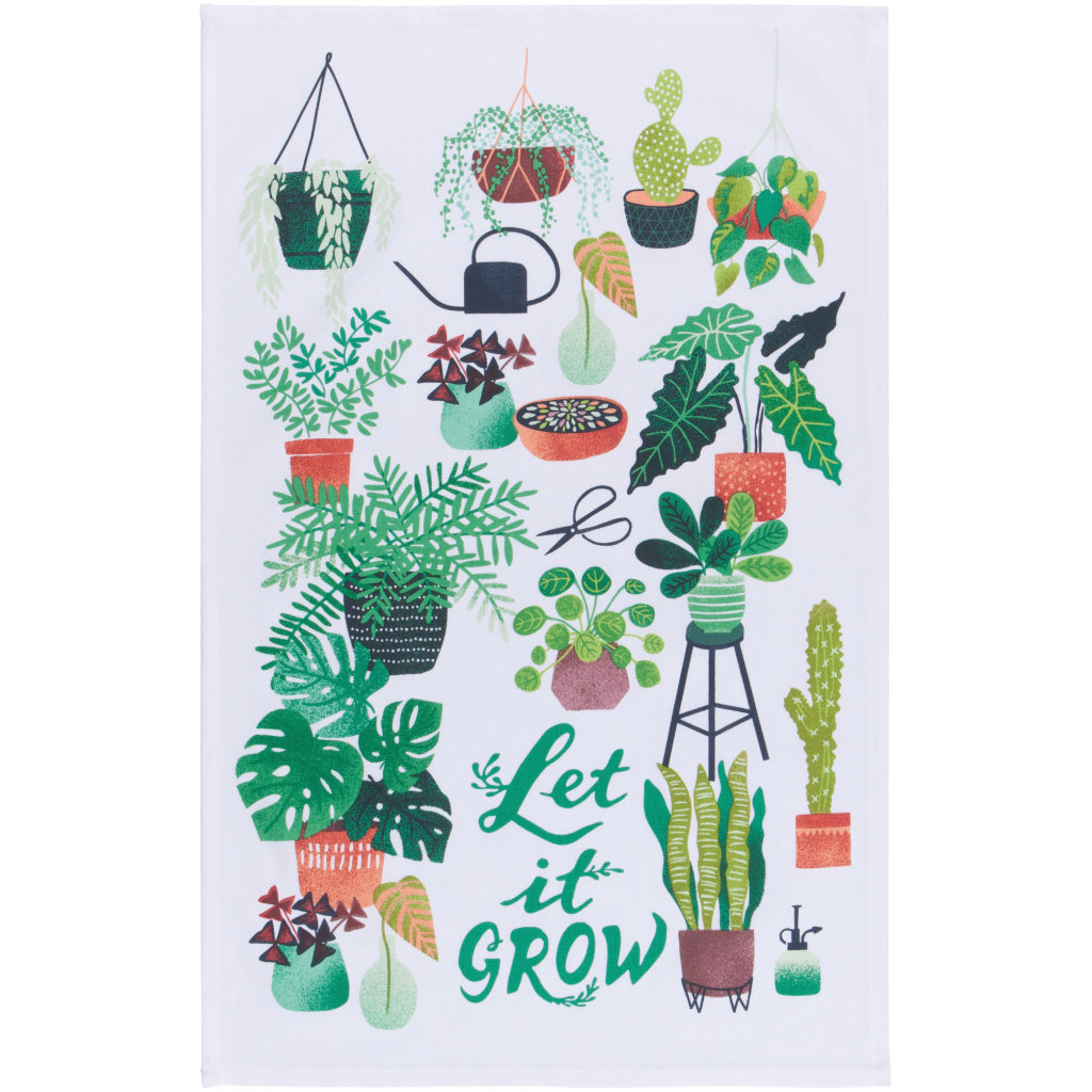 Let It Grow Dish Towel