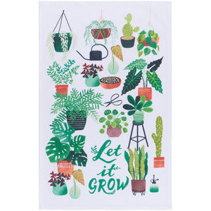 Let It Grow Dish Towel