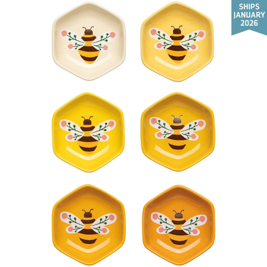 Pinch Bowls (Set/6) - Bee Garden