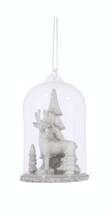 Deer Domed Ornament