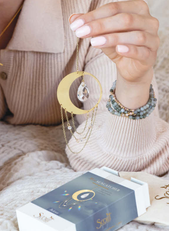 Crescent Moon - Mini Sun Catcher