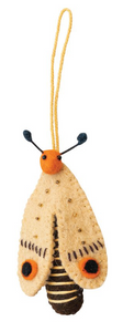 Felted Moth Ornament - 4 Styles