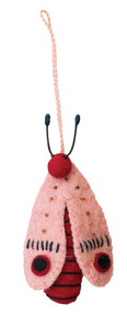 Felted Moth Ornament - 4 Styles