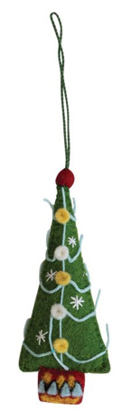 Felted Tree Ornament - 6 Styles